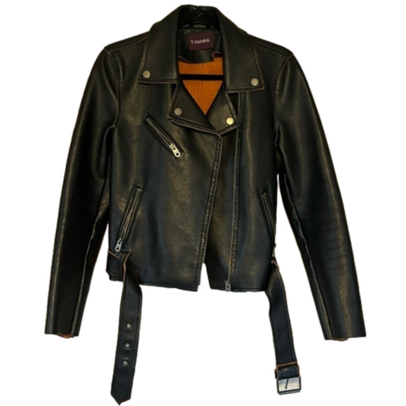 Vegan leather jacket. Size small  Excellent condition - Picture 1 of 3